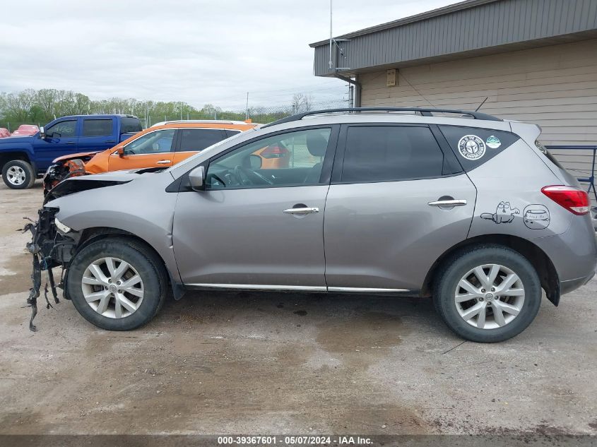 2011 Nissan Murano Sv VIN: JN8AZ1MW1BW166708 Lot: 39367601