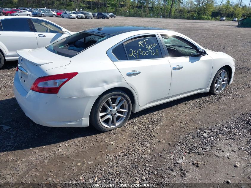 2010 Nissan Maxima 3.5 Sv VIN: 1N4AA5AP8AC856128 Lot: 39367615