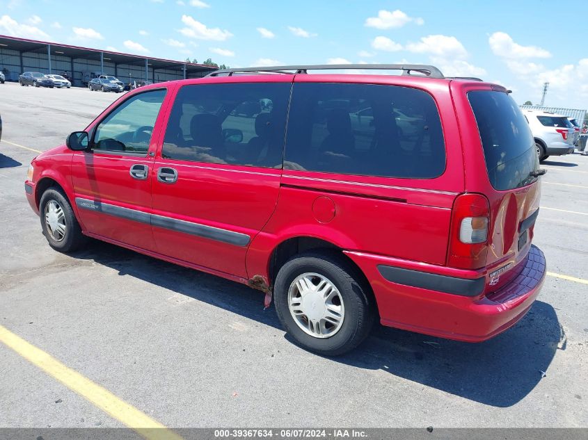 2001 Chevrolet Venture Ls VIN: 1GNDX03E91D163414 Lot: 39367634