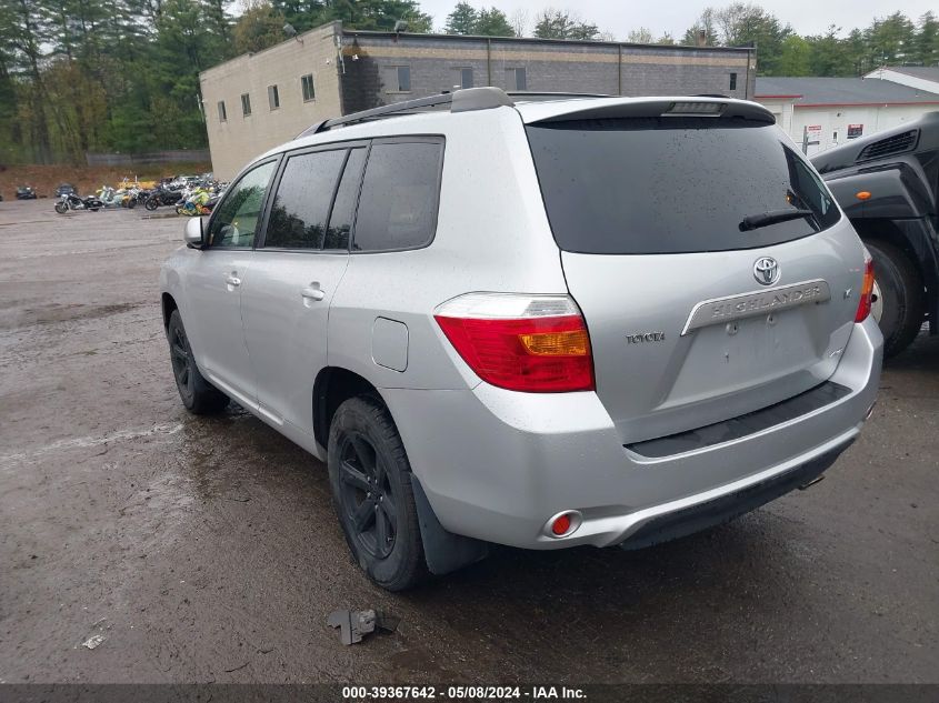 2008 Toyota Highlander VIN: JTEES41A482046697 Lot: 39367642