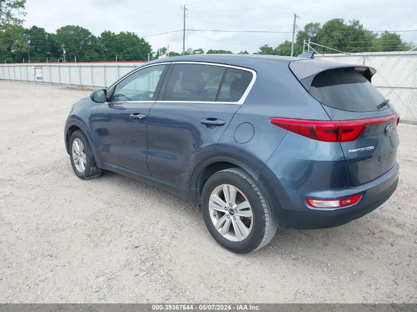 2017 Kia Sportage Lx VIN: KNDPM3AC9H7050914 Lot: 39367644