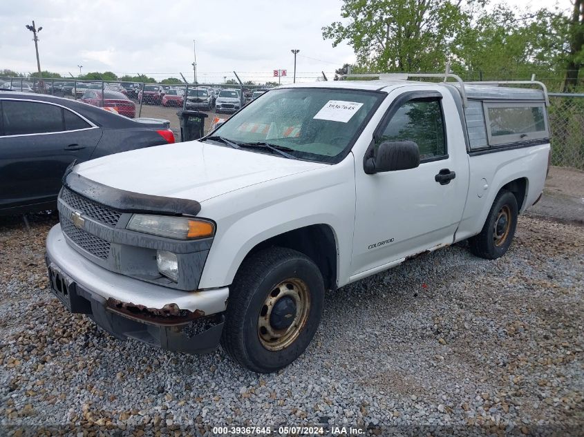 2004 Chevrolet Colorado Fleet VIN: 1GCCS148248170896 Lot: 39367645