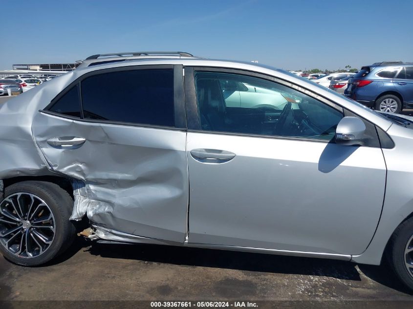 2015 TOYOTA COROLLA S PLUS - 5YFBURHE8FP264308