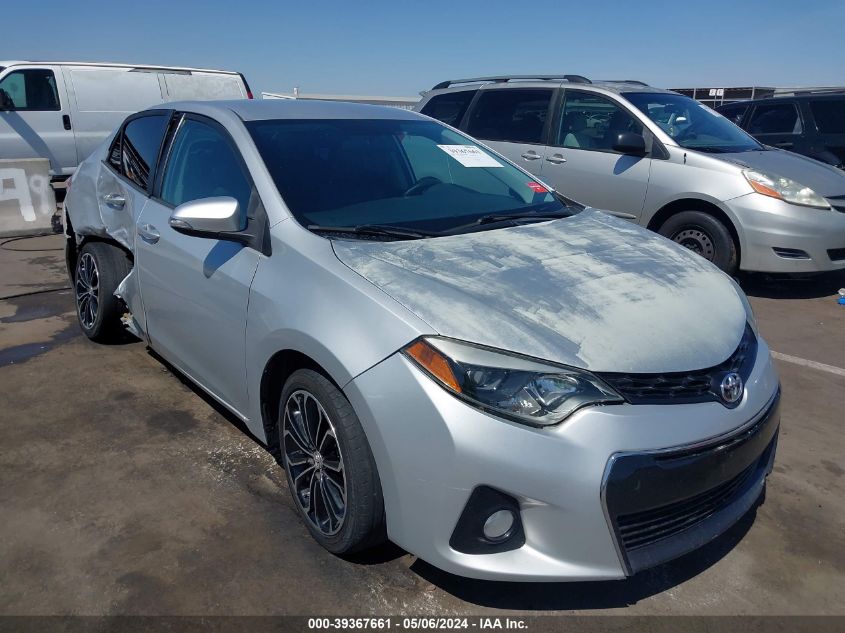 2015 Toyota Corolla S Plus VIN: 5YFBURHE8FP264308 Lot: 39367661