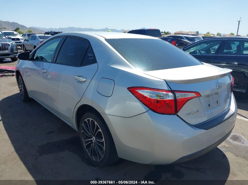 2015 Toyota Corolla S Plus VIN: 5YFBURHE8FP264308 Lot: 39367661