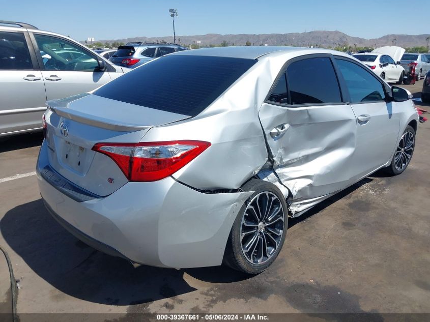 2015 Toyota Corolla S Plus VIN: 5YFBURHE8FP264308 Lot: 39367661