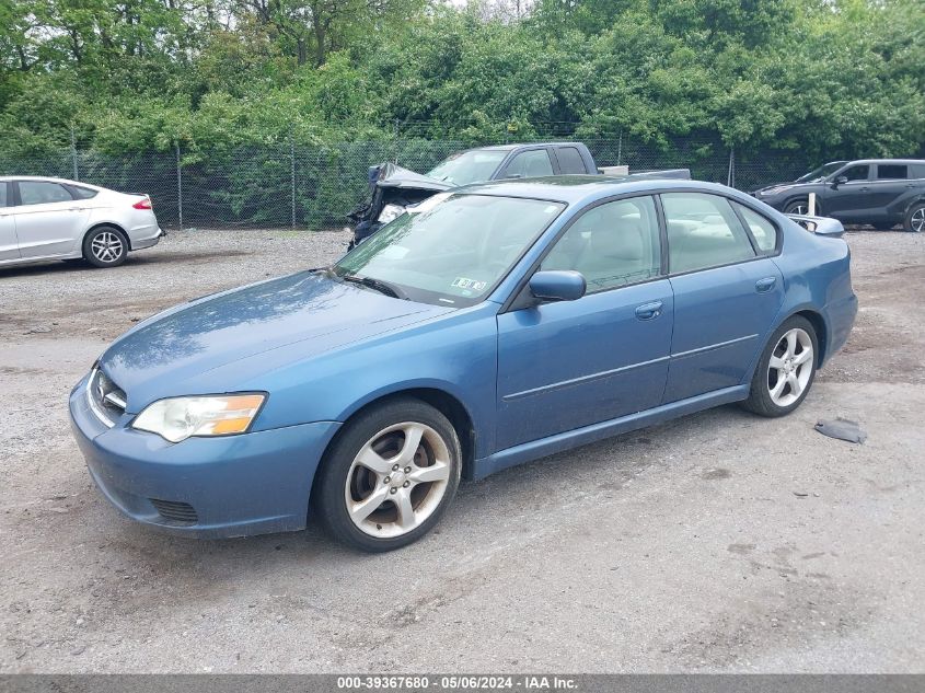 2007 Subaru Legacy 2.5I VIN: 4S3BL616677204003 Lot: 39367680