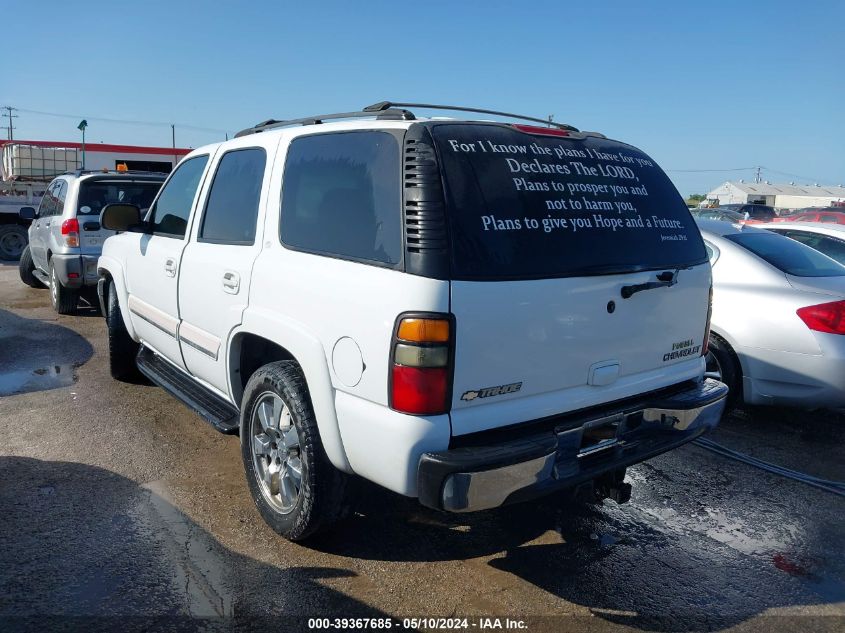 2004 Chevrolet Tahoe Lt VIN: 1GNEC13Z14R276970 Lot: 39367685