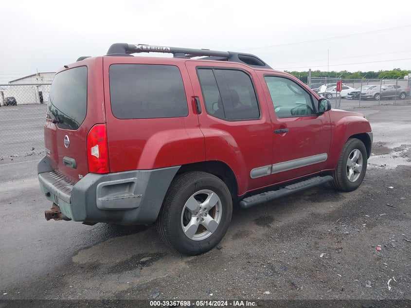 2007 Nissan Xterra Se VIN: 5N1AN08U67C543774 Lot: 39367698