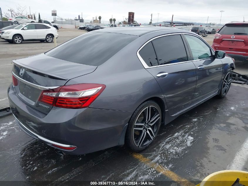 2017 Honda Accord Sport VIN: 1HGCR2F58HA124400 Lot: 39367713