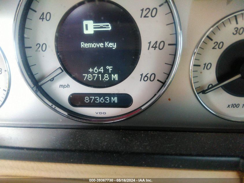 2008 Mercedes-Benz E 350 4Matic VIN: WDBUF87X58B308510 Lot: 39367730