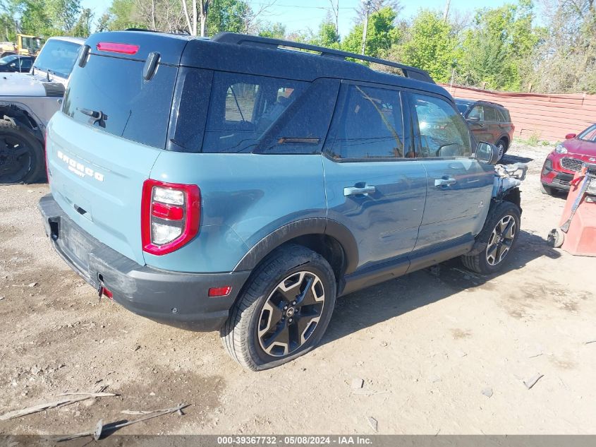 2021 Ford Bronco Sport Outer Banks VIN: 3FMCR9C61MRA14238 Lot: 39367732