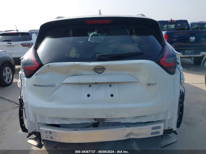 2023 Nissan Murano Sv Fwd VIN: 5N1AZ2BJ1PC140798 Lot: 39367737