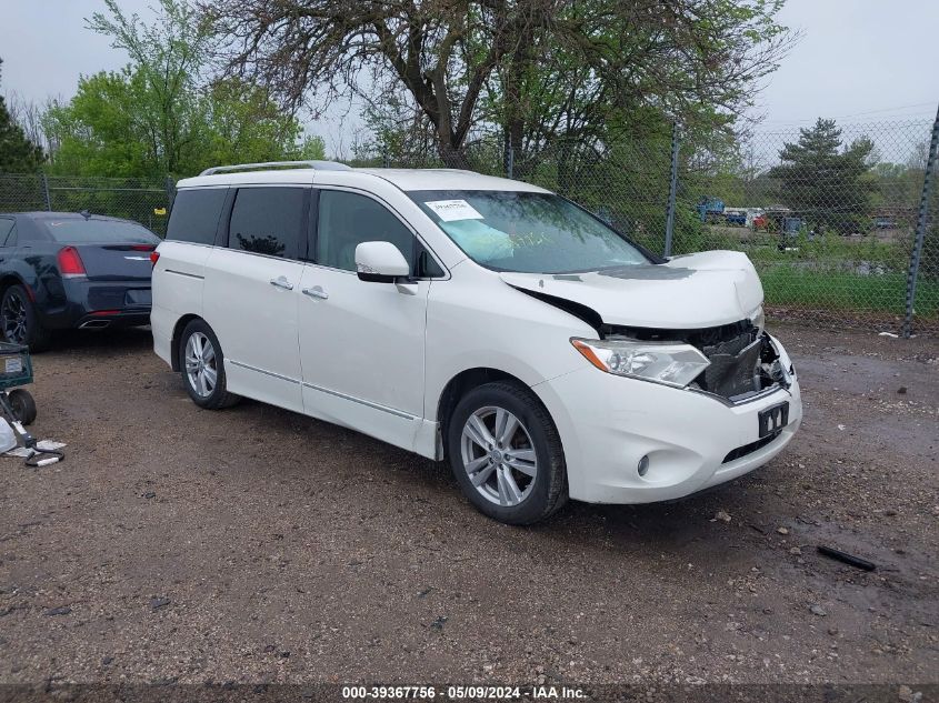 2011 Nissan Quest Sl VIN: JN8AE2KP7B9006196 Lot: 39367756