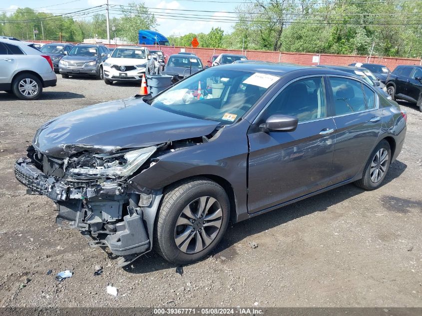 2015 Honda Accord Lx VIN: 1HGCR2F37FA169811 Lot: 39367771