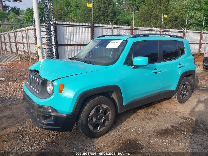 2015 Jeep Renegade Latitude VIN: ZACCJABHXFPB51577 Lot: 39367808