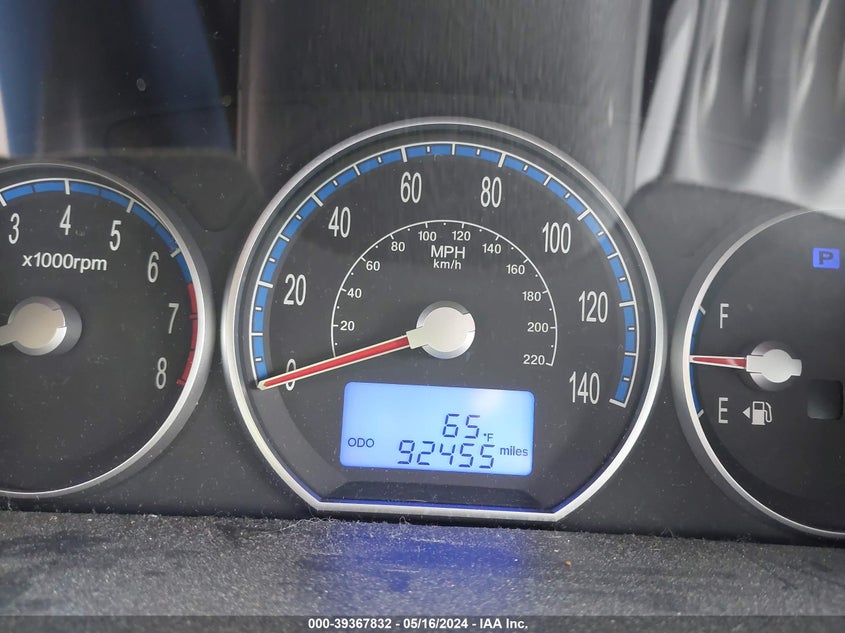 2009 Hyundai Santa Fe Gls VIN: 5NMSG73D89H250613 Lot: 39367832