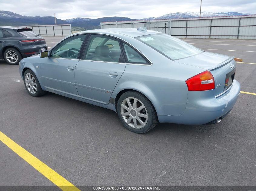 2004 Audi A6 2.7T S-Line VIN: WAUCD64B64N098344 Lot: 39367833