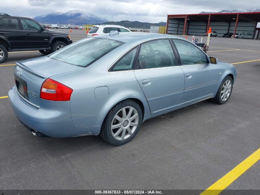 2004 Audi A6 2.7T S-Line VIN: WAUCD64B64N098344 Lot: 39367833