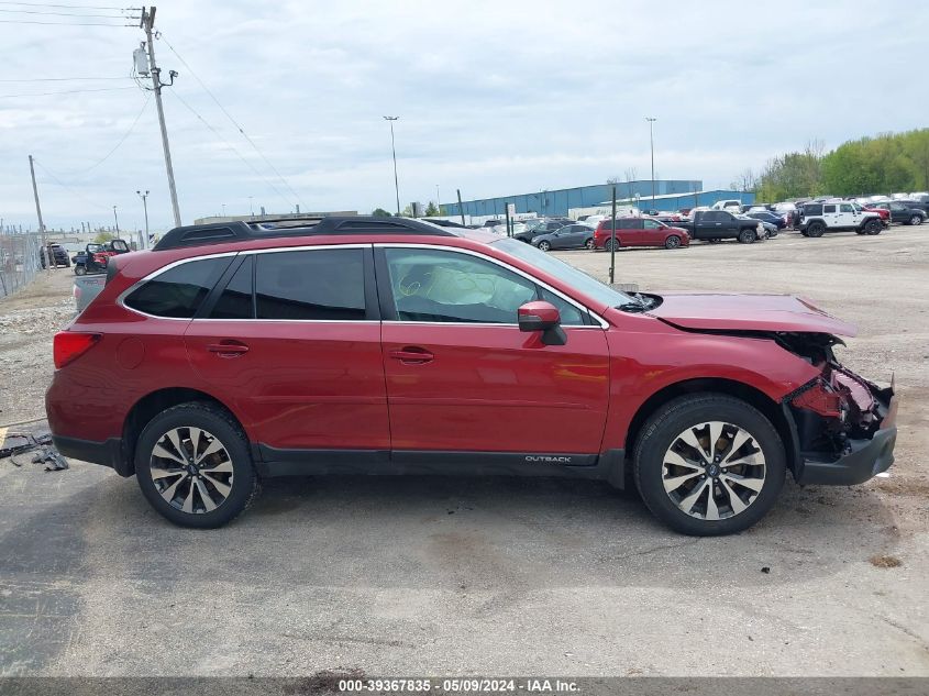 2015 Subaru Outback 2.5I Limited VIN: 4S4BSBNC4F3353913 Lot: 39367835