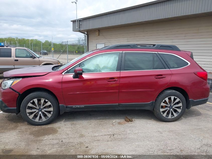 2015 Subaru Outback 2.5I Limited VIN: 4S4BSBNC4F3353913 Lot: 39367835