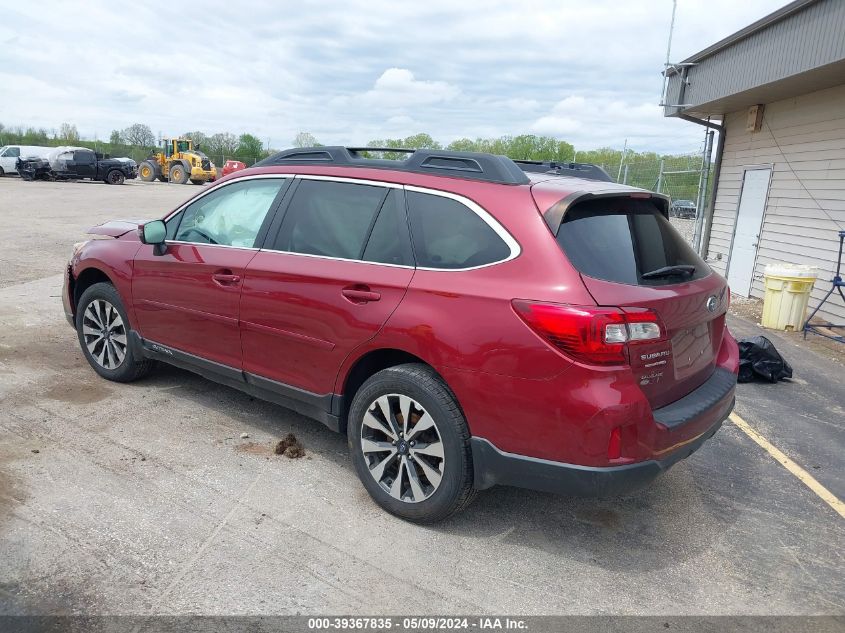 2015 Subaru Outback 2.5I Limited VIN: 4S4BSBNC4F3353913 Lot: 39367835