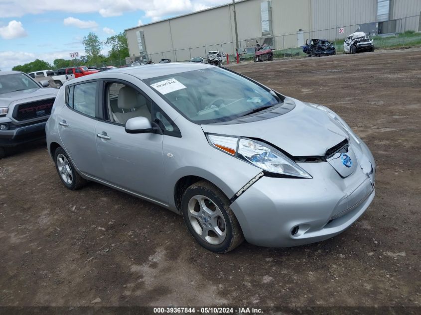 2012 Nissan Leaf Sl VIN: JN1AZ0CP9CT021468 Lot: 39367844