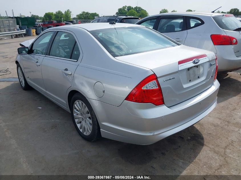 2010 Ford Fusion Hybrid VIN: 3FADP0L3XAR267513 Lot: 39367867