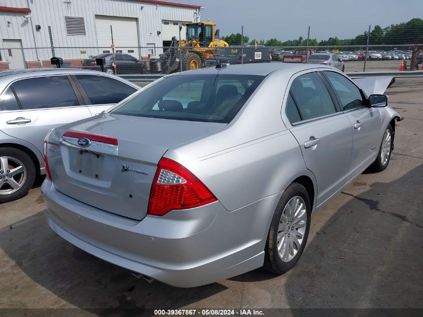 2010 Ford Fusion Hybrid VIN: 3FADP0L3XAR267513 Lot: 39367867