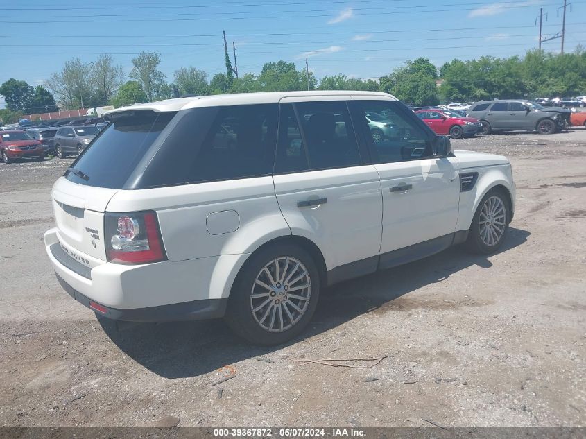 2010 Land Rover Range Rover Sport Hse VIN: SALSF2D43AA233374 Lot: 39367872