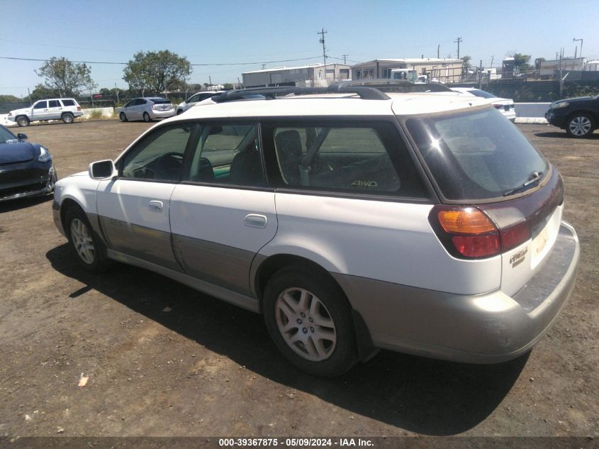 2001 Subaru Outback Limited VIN: 4S3BH686117657380 Lot: 39367875