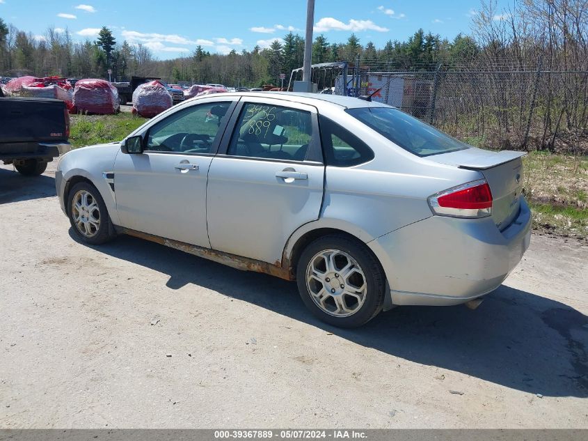 2008 Ford Focus Se/Ses VIN: 1FAHP35N08W215994 Lot: 39367889