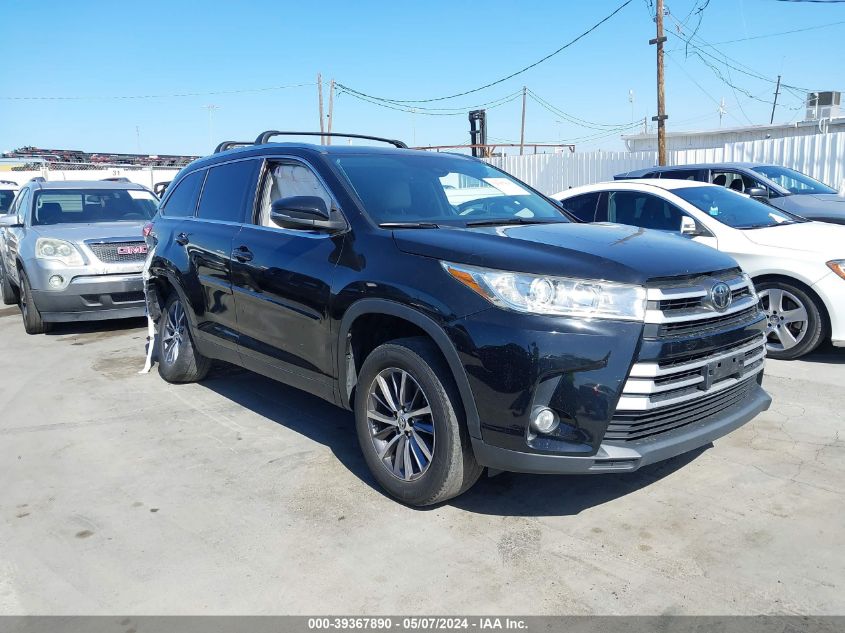 2019 TOYOTA HIGHLANDER SE/XLE - 5TDKZRFH9KS569736