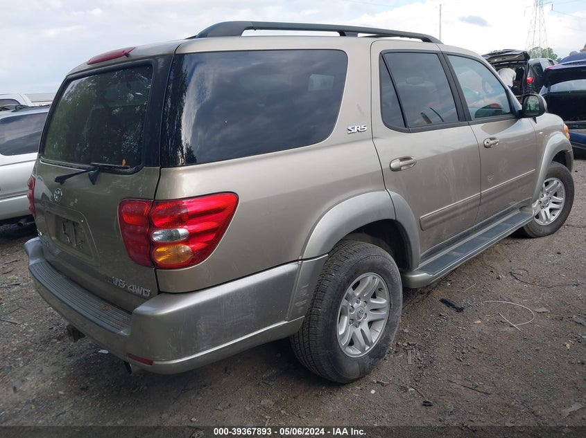 2004 Toyota Sequoia Sr5 V8 VIN: 5TDBT44A34S214106 Lot: 39367893