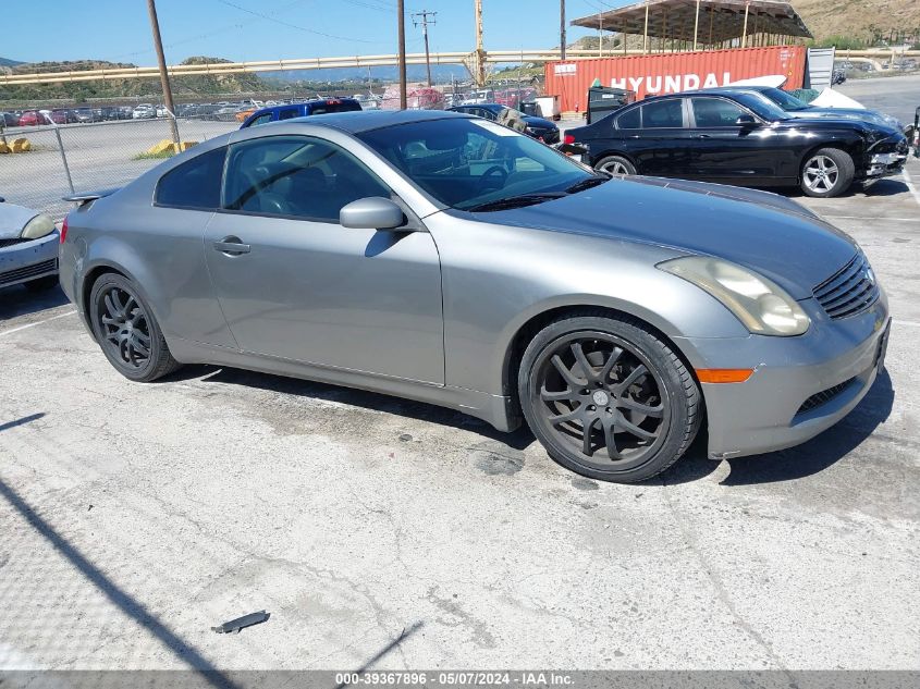 2005 Infiniti G35 VIN: JNKCV54E05M403279 Lot: 39367896