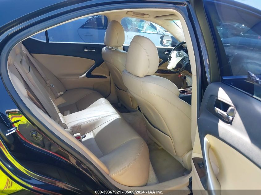 2007 Lexus Is 250 VIN: JTHBK262272045249 Lot: 39367921