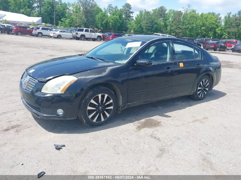 2006 Nissan Maxima 3.5 Sl VIN: 1N4BA41E86C830181 Lot: 39367952