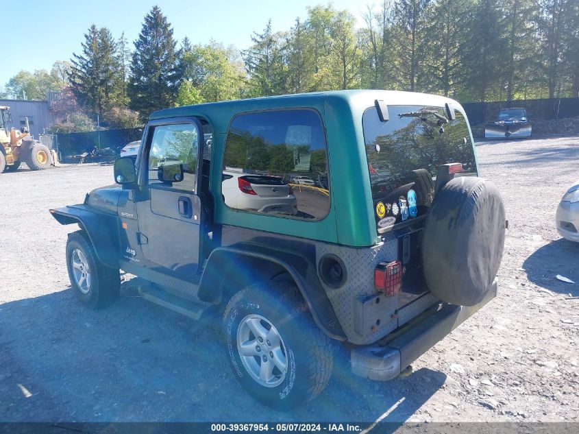 2003 Jeep Wrangler Sport VIN: 1J4FA49S13P339682 Lot: 39367954