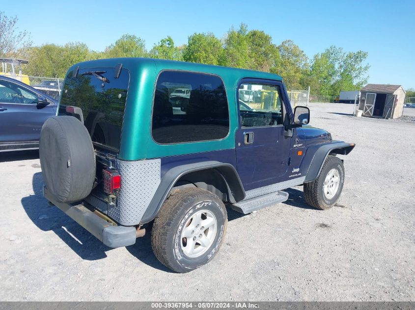 2003 Jeep Wrangler Sport VIN: 1J4FA49S13P339682 Lot: 39367954