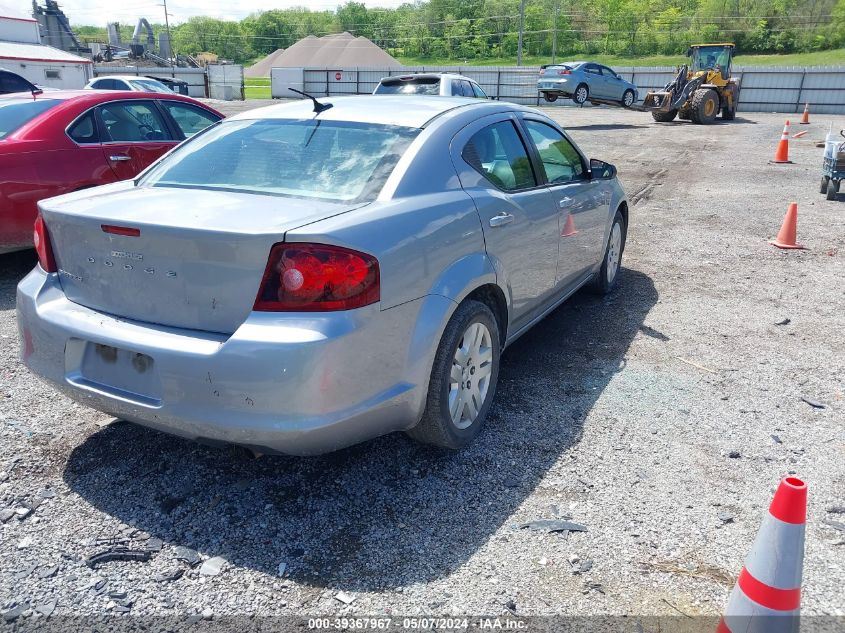 2013 Dodge Avenger Se VIN: 1C3CDZAB3DN711792 Lot: 39367967