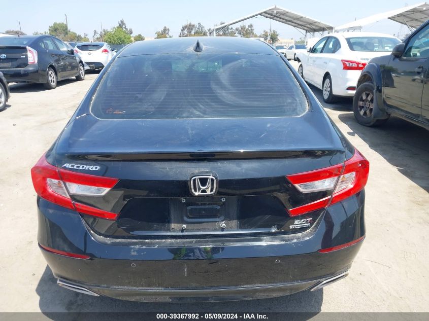 2020 Honda Accord Touring VIN: 1HGCV2F93LA0062 Lot: 39367992