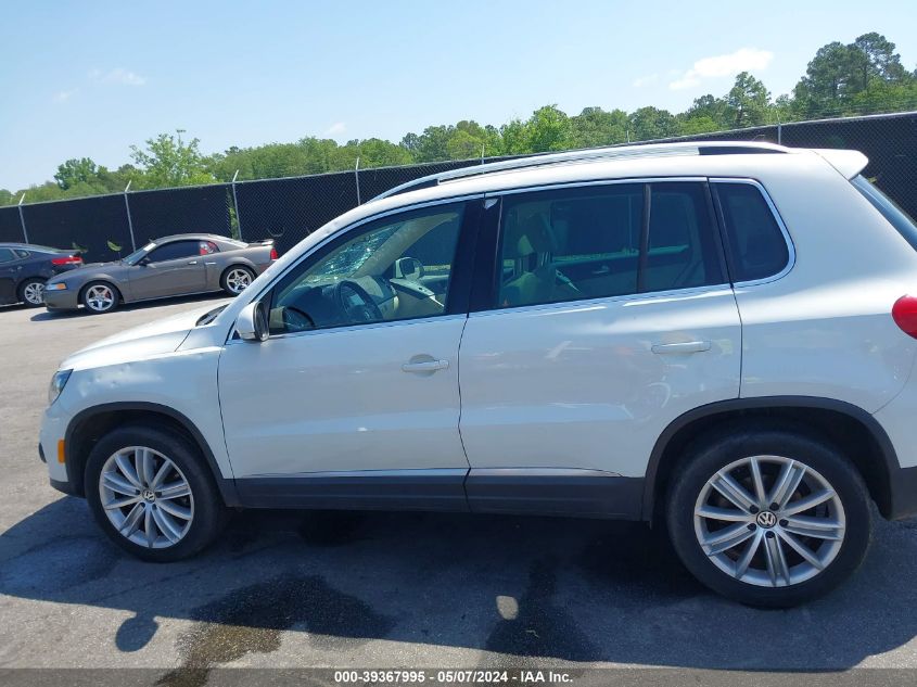 2013 Volkswagen Tiguan Se VIN: WVGAV3AX3DW570673 Lot: 39367995