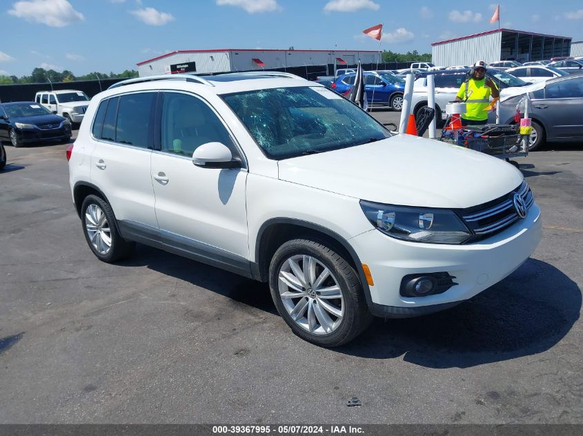 2013 Volkswagen Tiguan Se VIN: WVGAV3AX3DW570673 Lot: 39367995