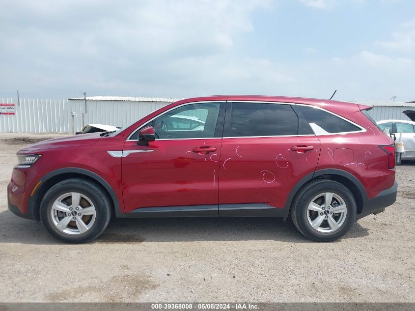 2021 Kia Sorento Lx VIN: 5XYRG4LC8MG056722 Lot: 39368008