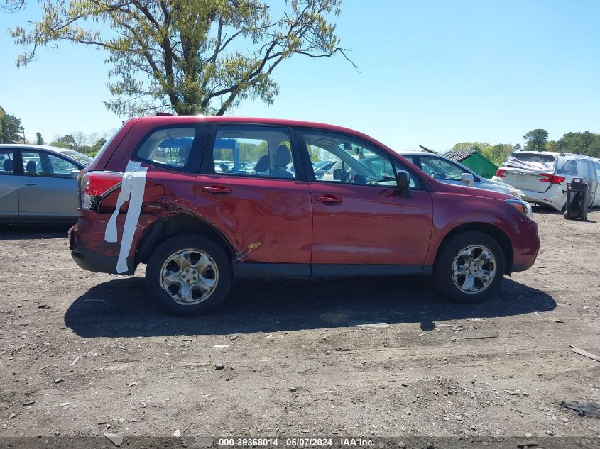 2017 Subaru Forester 2.5I VIN: JF2SJAAC7HH567731 Lot: 39368014