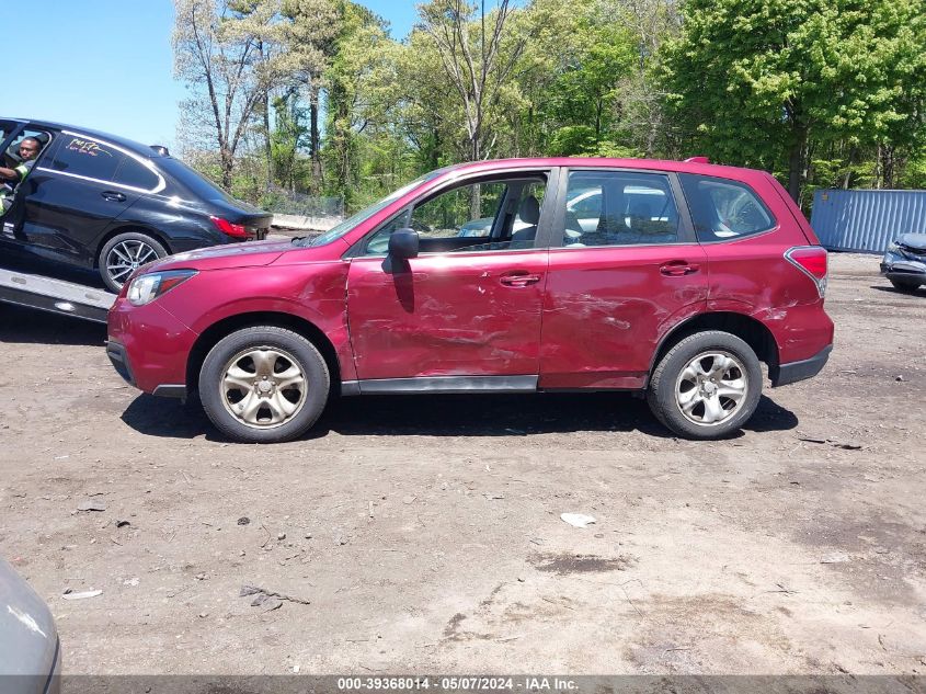 2017 Subaru Forester 2.5I VIN: JF2SJAAC7HH567731 Lot: 39368014