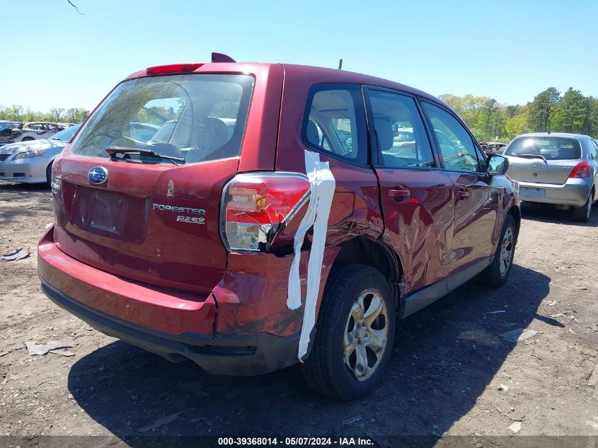 2017 Subaru Forester 2.5I VIN: JF2SJAAC7HH567731 Lot: 39368014