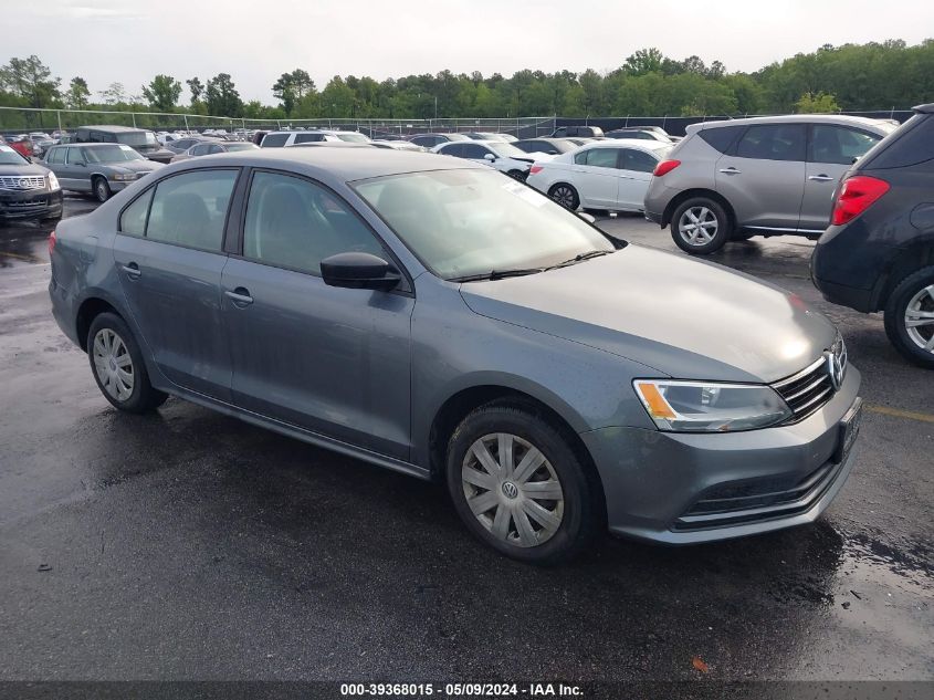 2015 Volkswagen Jetta 2.0L S VIN: 3VW1K7AJ7FM306274 Lot: 39368015