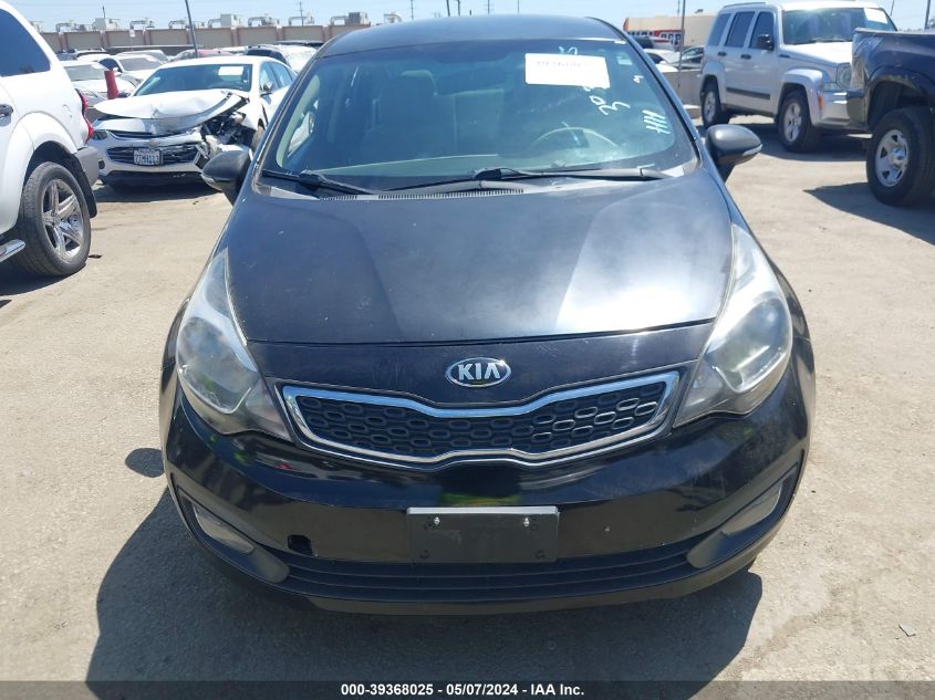 2013 Kia Rio Ex VIN: KNADN4A3XD6282232 Lot: 39368025