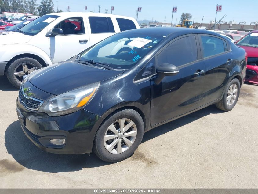 2013 Kia Rio Ex VIN: KNADN4A3XD6282232 Lot: 39368025